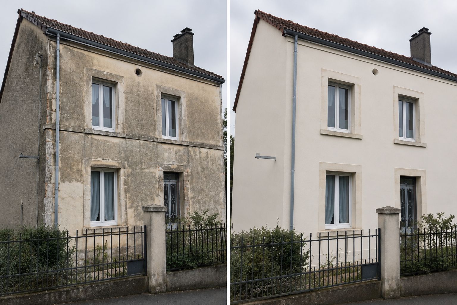 Façade rénovée — Techni Home Orléans